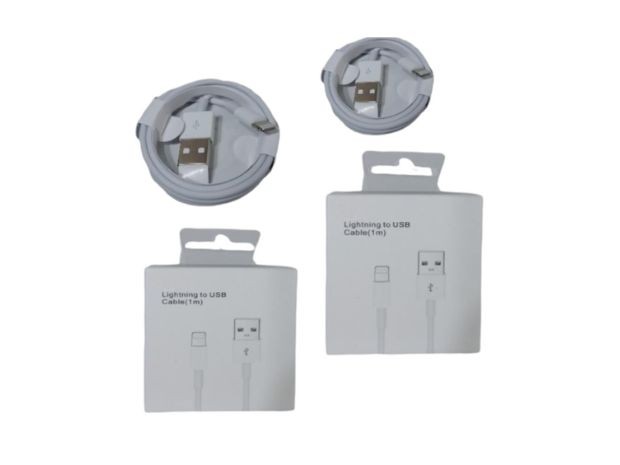 &u+ CABLE CARGADOR TIPO IPHONE 1 MT EN CAJA
